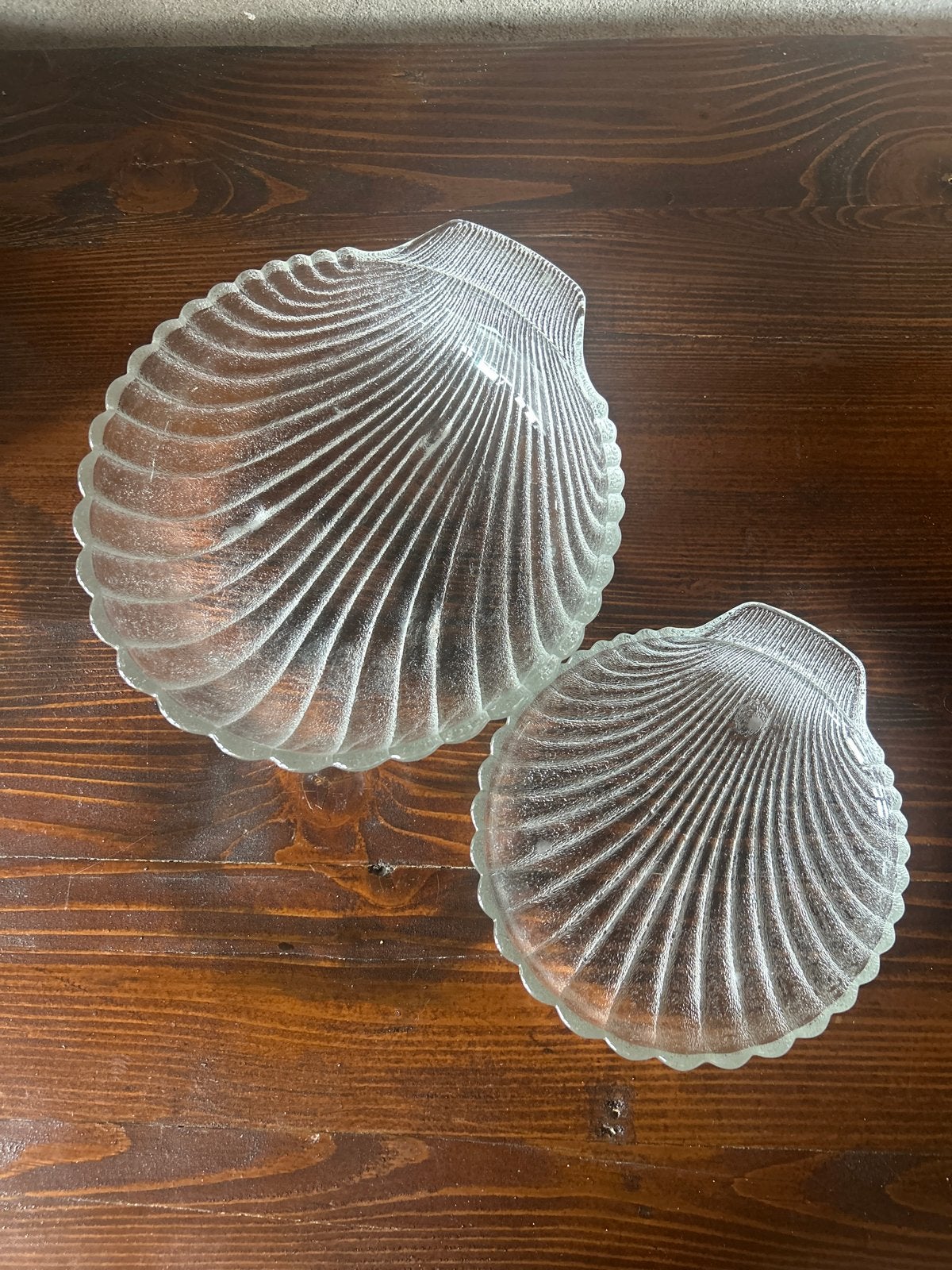 Vintage Arcoroc "Coquillage" schelpschalen set (2), Ophalen of Verzenden
