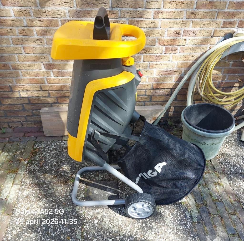 Stiga Hakselaar Bio Master 2200 - Zo goed als nieuw, Ophalen, Zo goed als nieuw, Elektrisch, Met opvangzak
