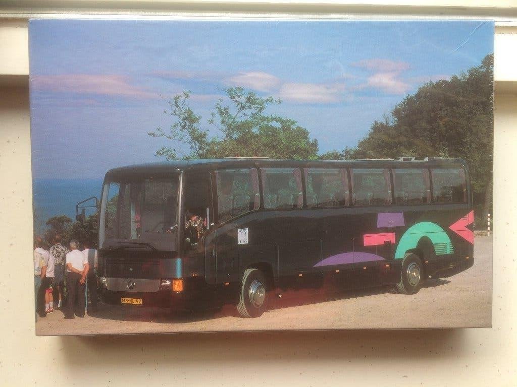 legpuzzel Mercedes Benz Autobus 750 pieces 60 x 40 cm, Ophalen of Verzenden, 500 t/m 1500 stukjes, Nieuw, Legpuzzel