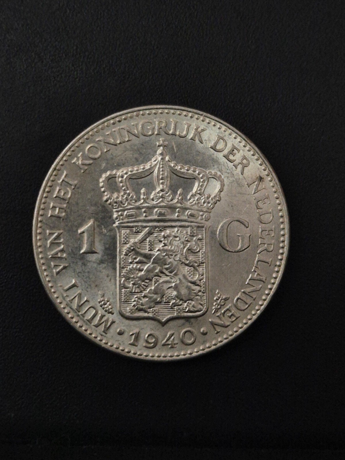 1 Gulden 1940, 1 gulden, Verzenden, Zilver, Koningin Wilhelmina