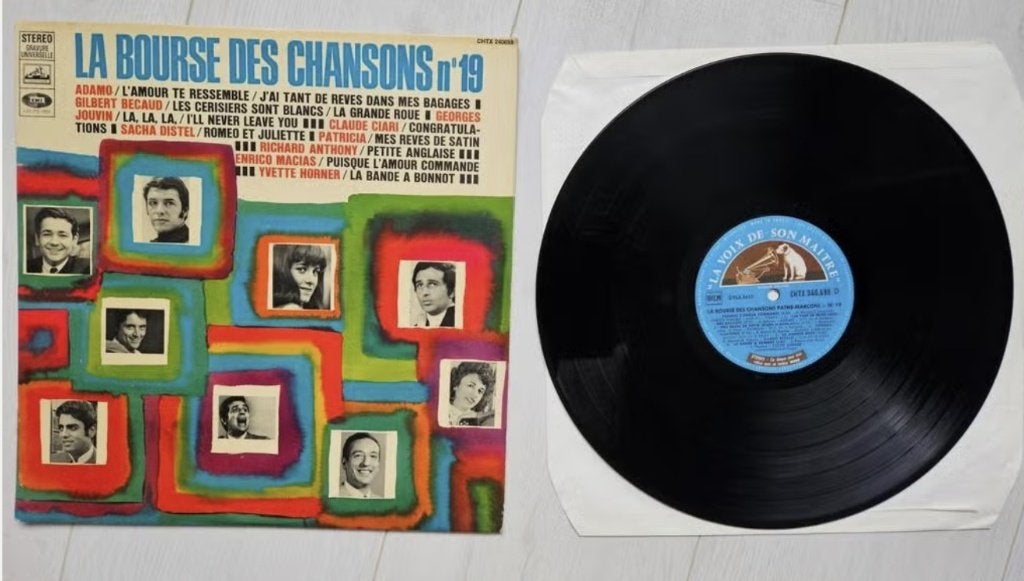 La Bourse des Chansons n'19. LP Franse muziekhits, Cd's en Dvd's, Vinyl | Verzamelalbums, Verzenden, Gebruikt, 12 inch, Wereldmuziek