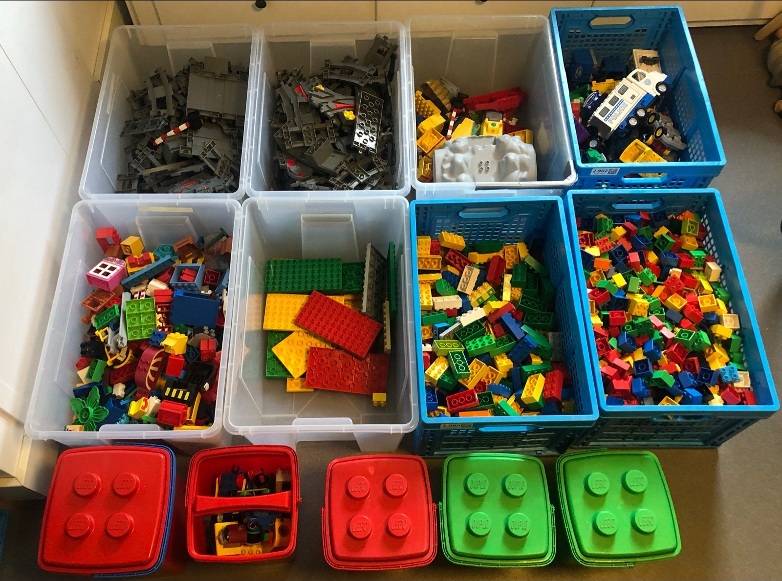 Grote collectie duplo, Ophalen, Inclusief minifiguren, Gebruikt, Duplo