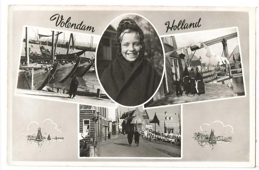 JT27-122  Visserij Volendam, Verzenden, 1940 tot 1960, Ongelopen, Noord-Holland