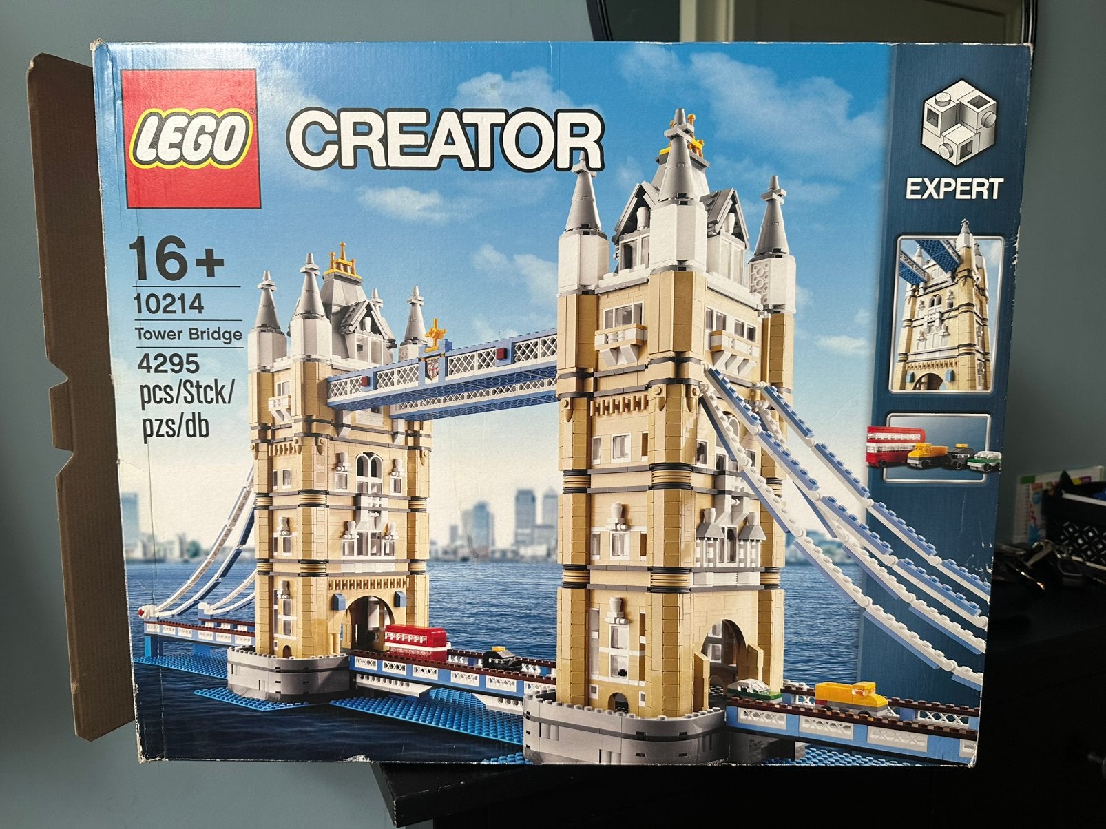 Lego creator expert 10214 London tower bridge ALLEEN DOOS, Ophalen of Verzenden, Zo goed als nieuw