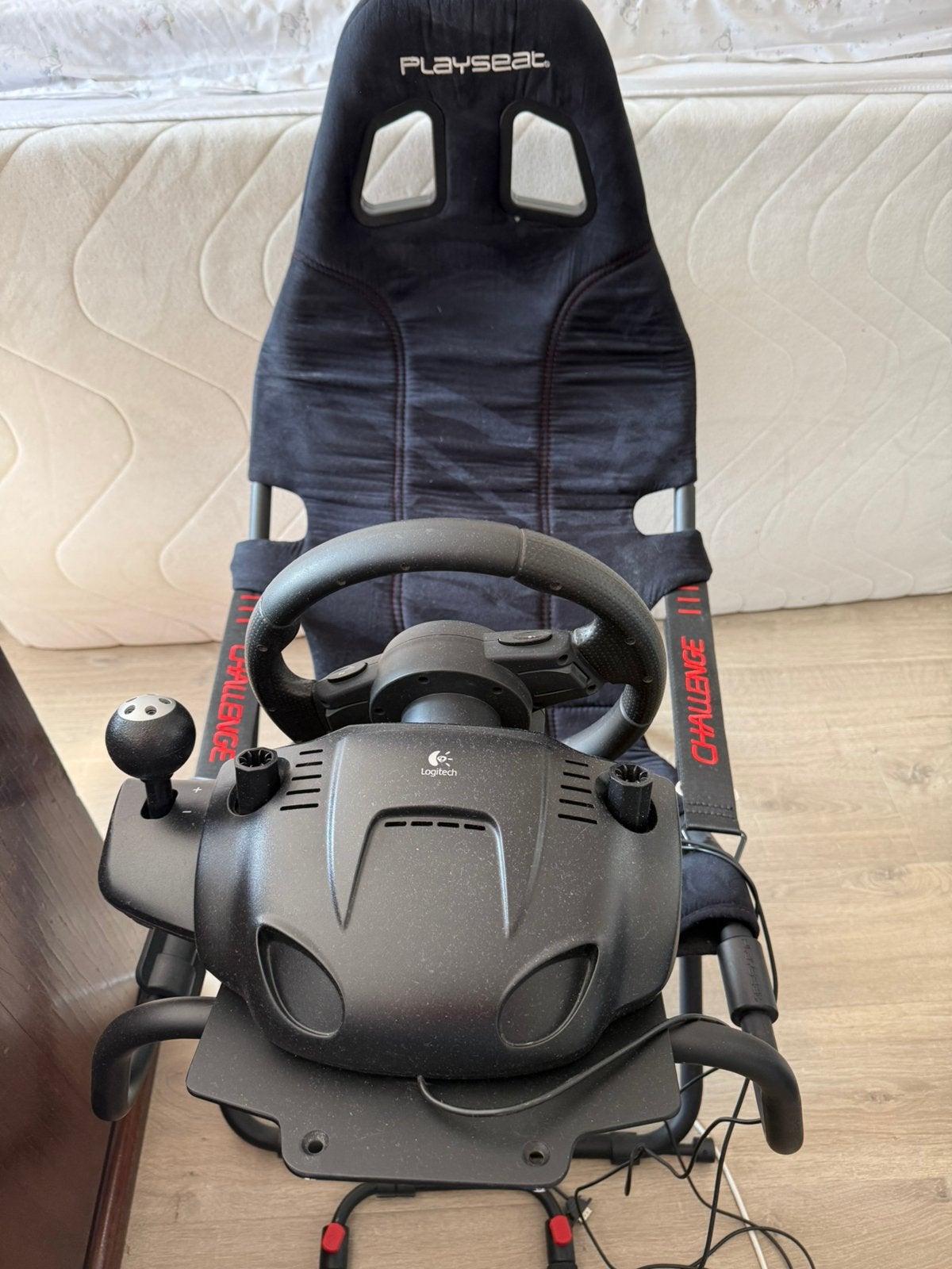Playseat inclusief driving force GT stuur + pedalen, Spelcomputers en Games, Ophalen, Zo goed als nieuw