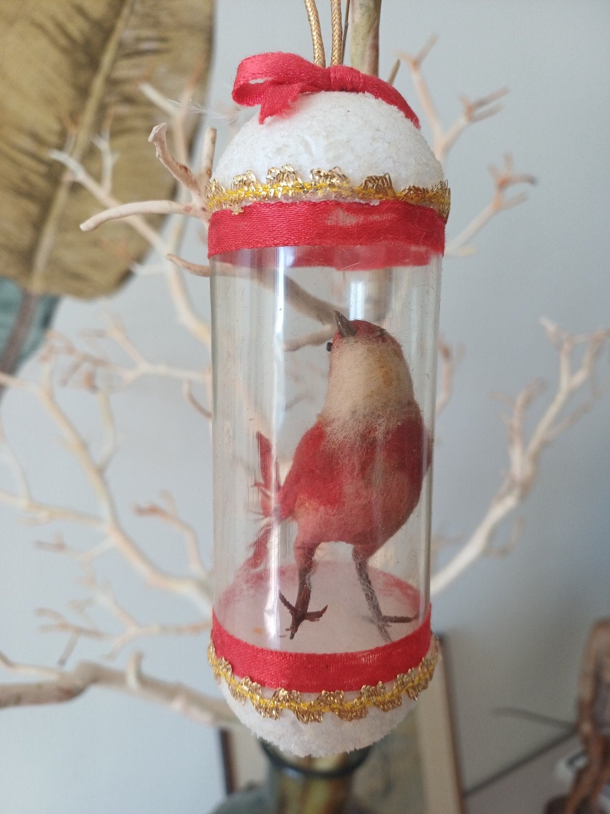 Oude kerstbal diorama, Diversen, Ophalen of Verzenden