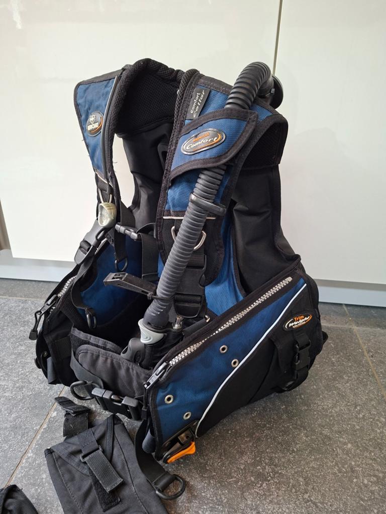 Trimvest bcd maat M geïntegreerd lood, Watersport en Boten, Duiken, Ophalen of Verzenden, Gebruikt, Trimvest of Wing