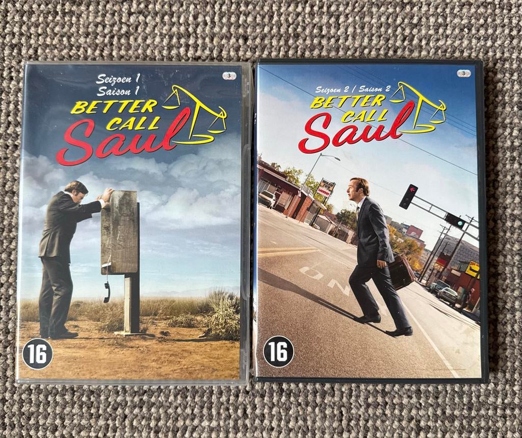 Better Call Saul Seizoen 1 & 2 DVD Boxset, Cd's en Dvd's, Dvd's | Tv en Series, Vanaf 16 jaar, Boxset, Drama, Ophalen of Verzenden