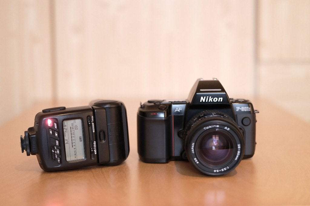 Nikon F801S camera Tokina 28-80mm objectief en SB25 flitser, Ophalen of Verzenden, Gebruikt, Spiegelreflex, Nikon