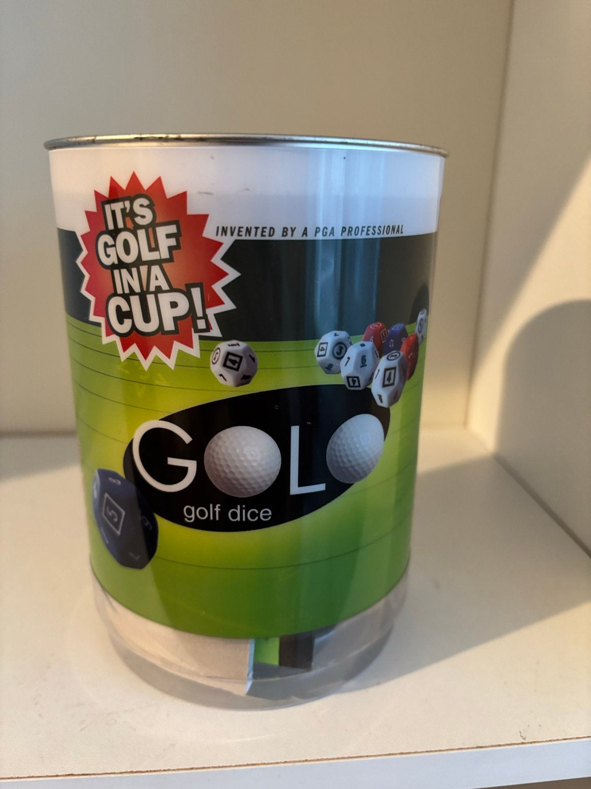 GOLO Golf Dice Spel - Leuk voor golfers en niet-golfers!, Een of twee spelers, Ophalen of Verzenden, Nieuw