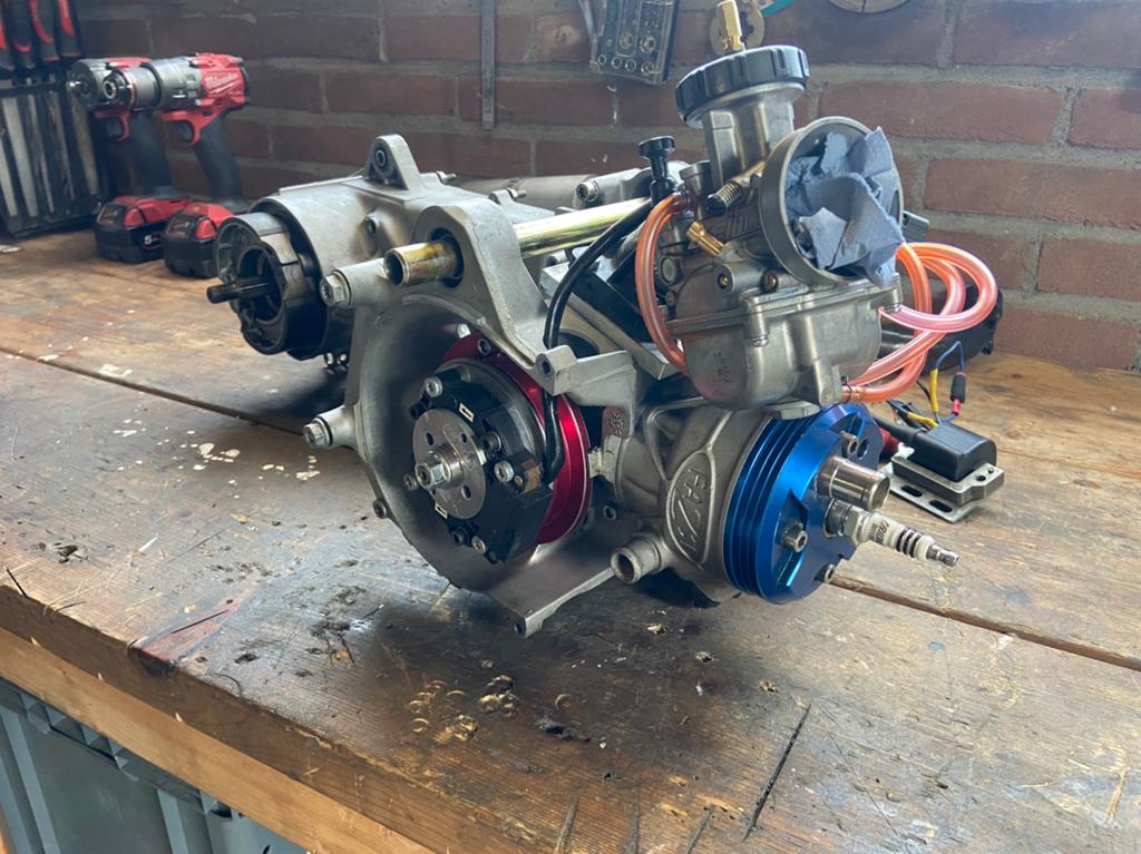 Minarelli horizontaal Sprintblok 70cc 2Fast, Ophalen, Zo goed als nieuw, Blok