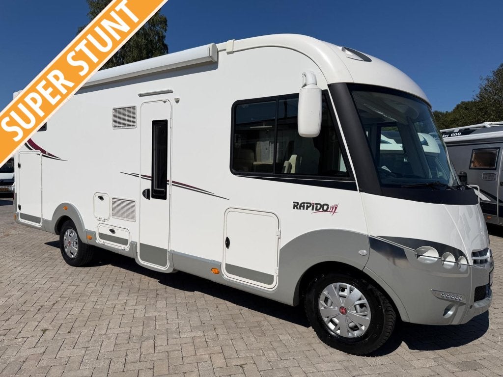 Rapido 8066 DF Enkele Bedden Hefbed 2017 Automaat Euro 6, Fiat, Bedrijf, Diesel, Rapido