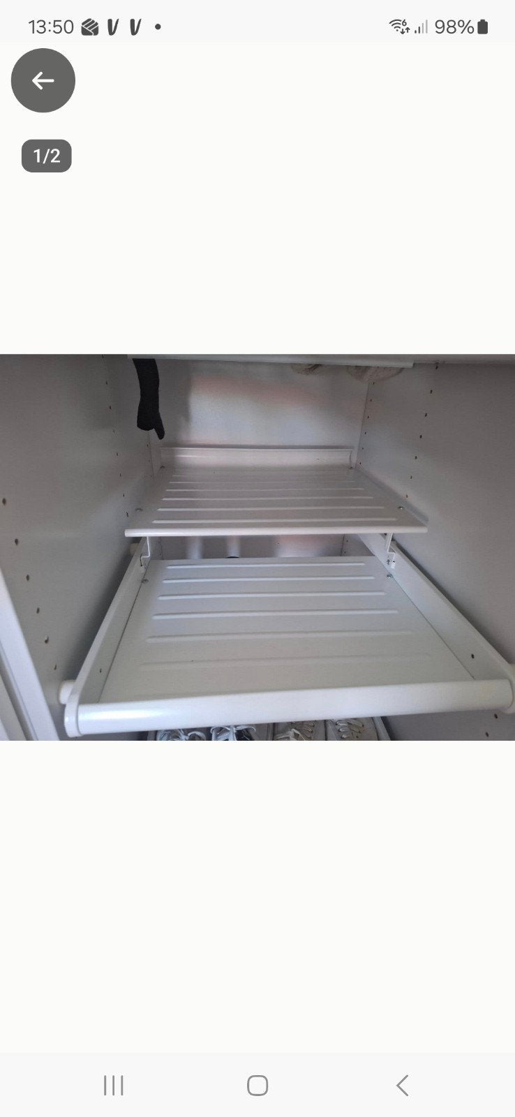 Twee IKEA PAX schoenenrekken 50x58 cm, Ophalen, Gebruikt