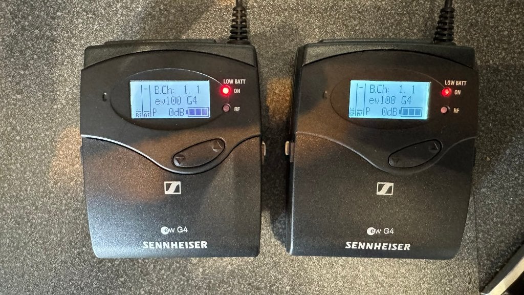 Sennheiser EW G4 Draadloze Ontvangers (B-Band) EK 100 G4, Ophalen, Zo goed als nieuw, Audio