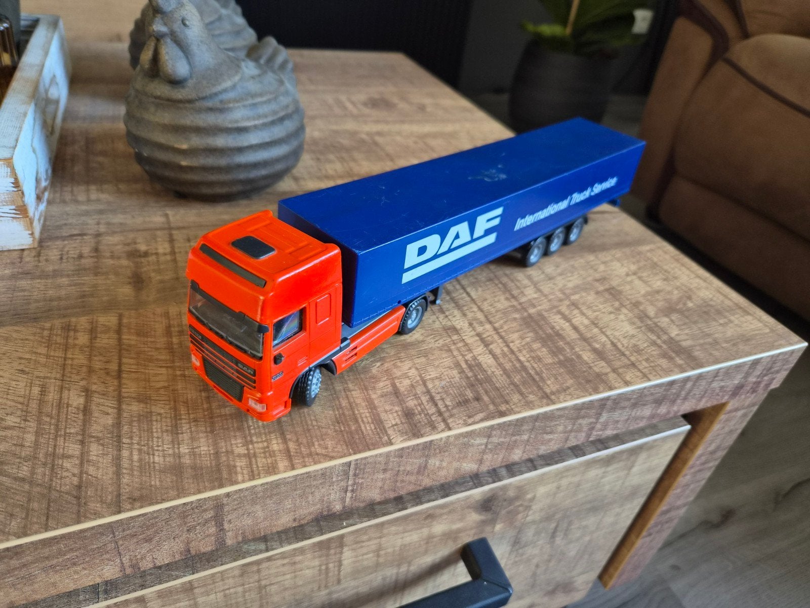 Daf xf met demo oplegger, Lion, Ophalen of Verzenden, Zo goed als nieuw, Lion
