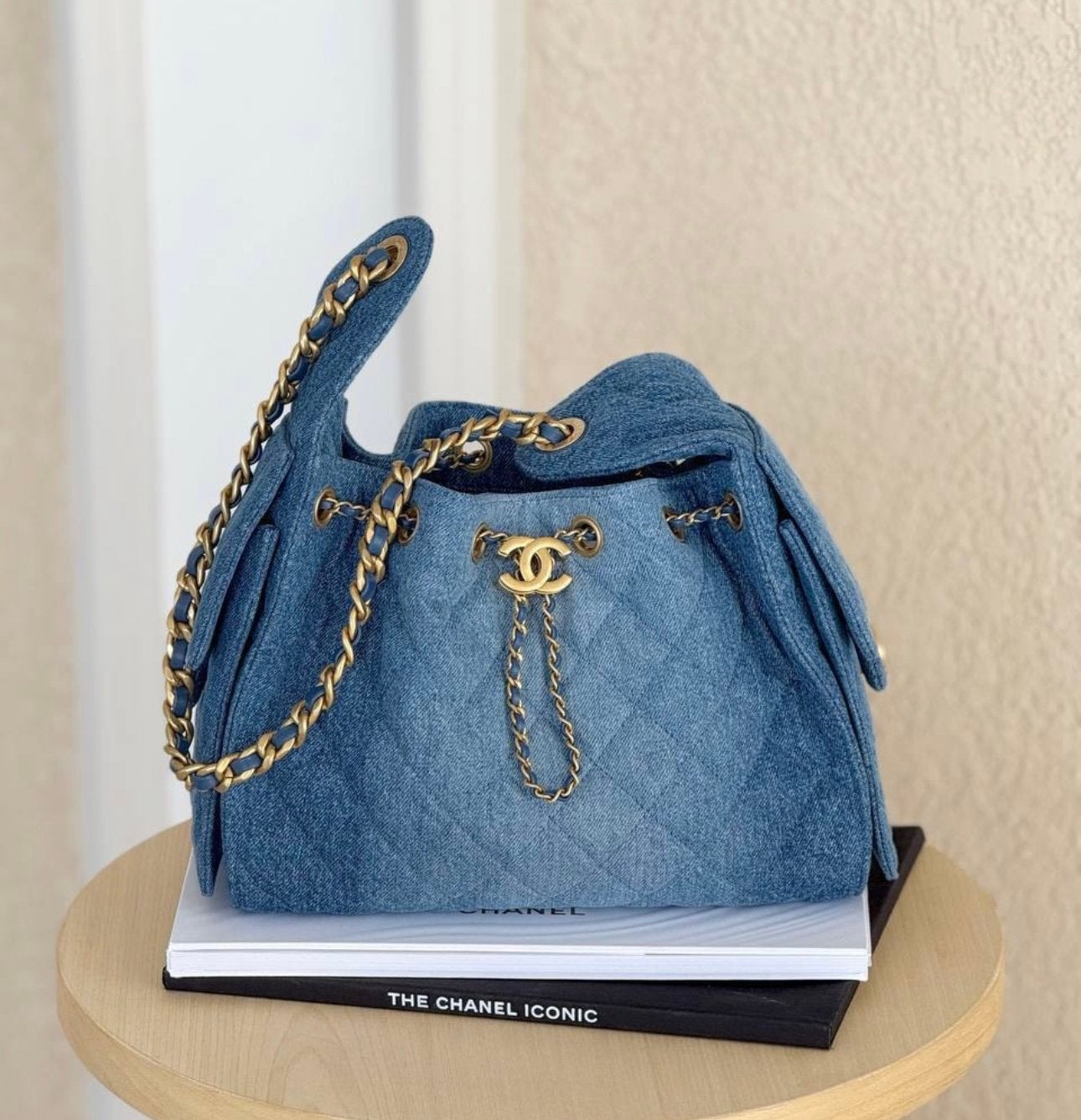 DAMES TAS DENIM, Verzenden, Nieuw, Blauw, Schoudertasje
