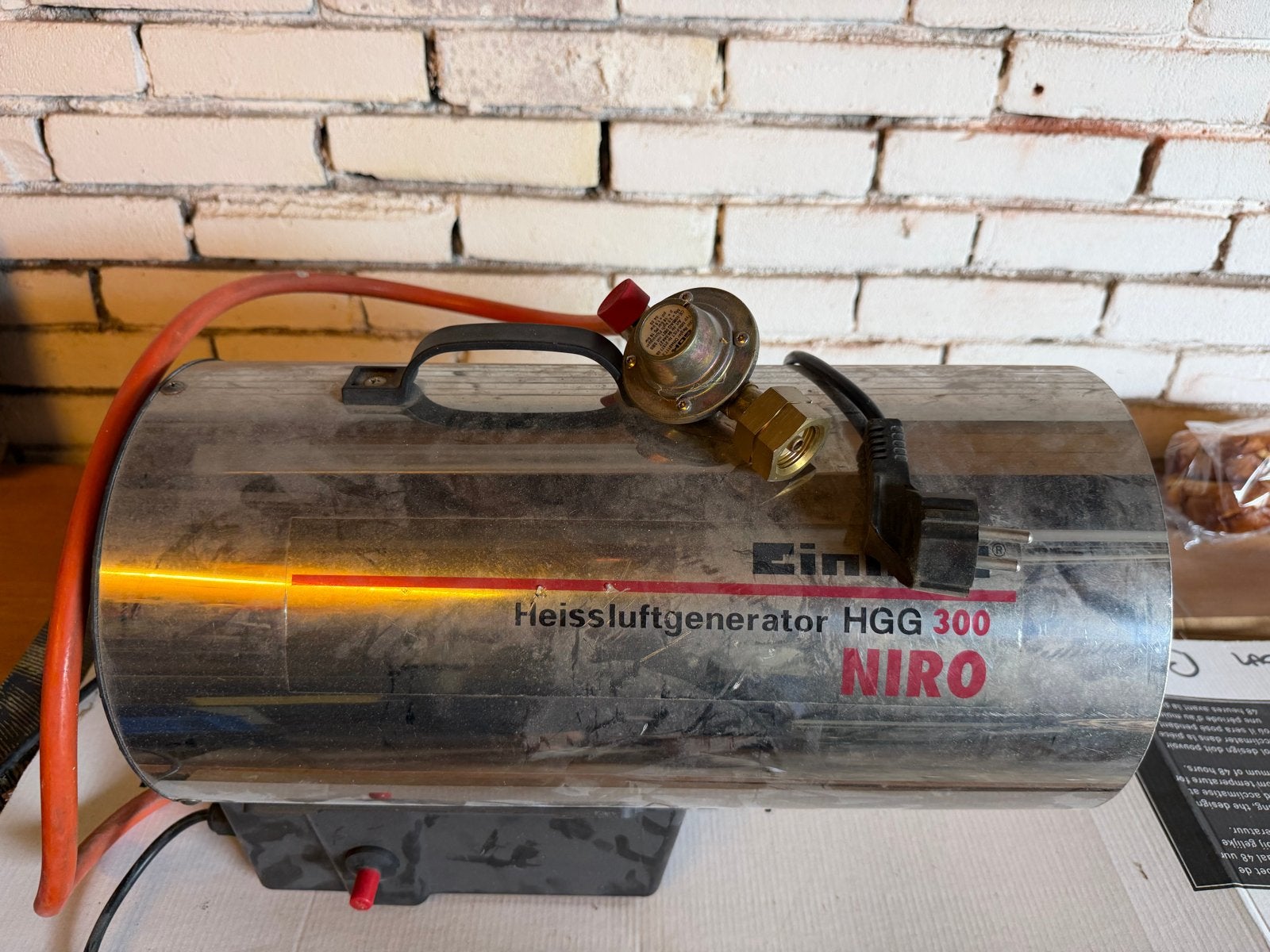 Einhell Heissluftgenerator HGG 300 Niro - Gebruikt, Doe-het-zelf en Verbouw, Ophalen of Verzenden, Gebruikt, 800 watt of meer