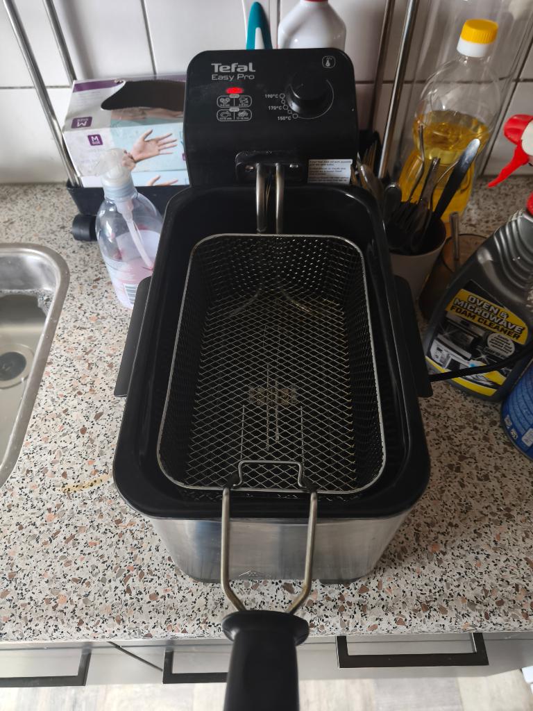 Frietpan, 4 liter of meer, Ophalen, Gebruikt, Uitneembare binnenpan