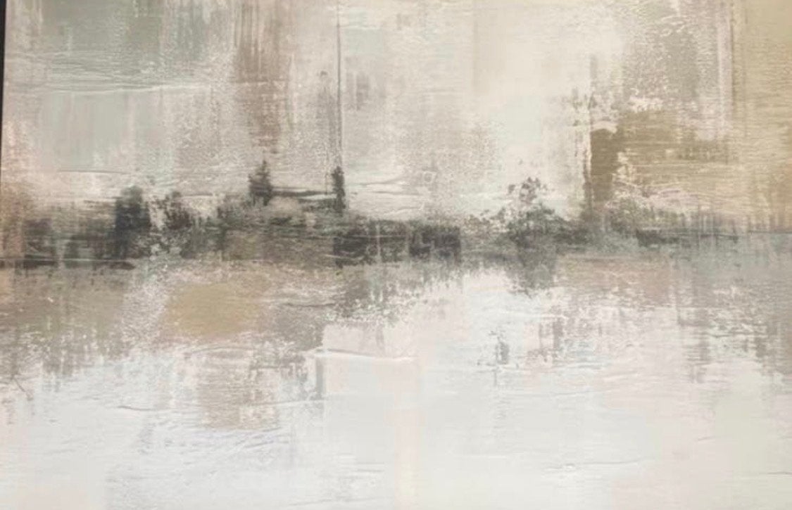 Abstract canvasdoek Richelle Kuyt 120x80 cm, Ophalen