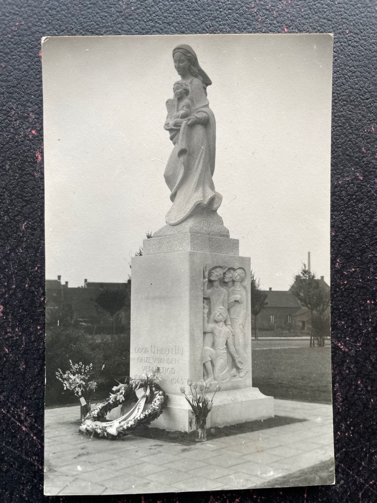ansichtkaart / fotokaart van Tegelen, Raadhuislaan., Verzamelen, Ansichtkaarten | Nederland, Verzenden, 1920 tot 1940, Limburg