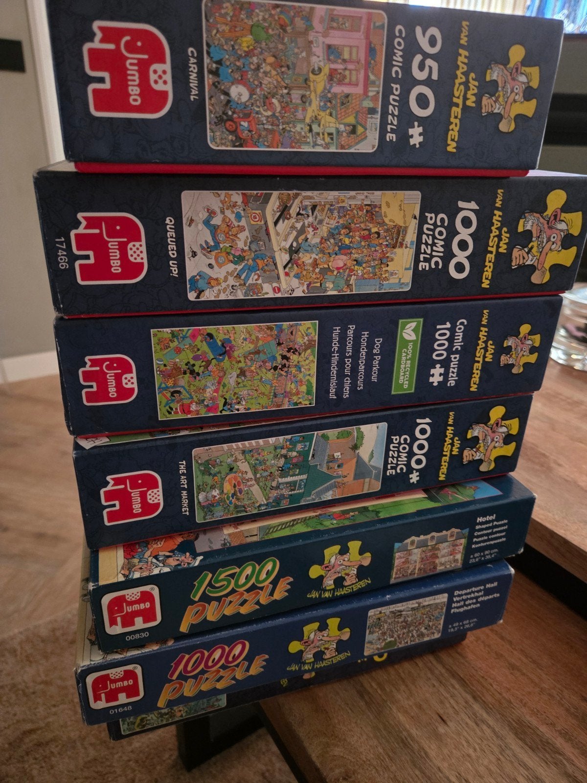 Jan van Haasteren Puzzels - Diverse Aantallen Stukjes, Ophalen, 500 t/m 1500 stukjes, Gebruikt, Legpuzzel