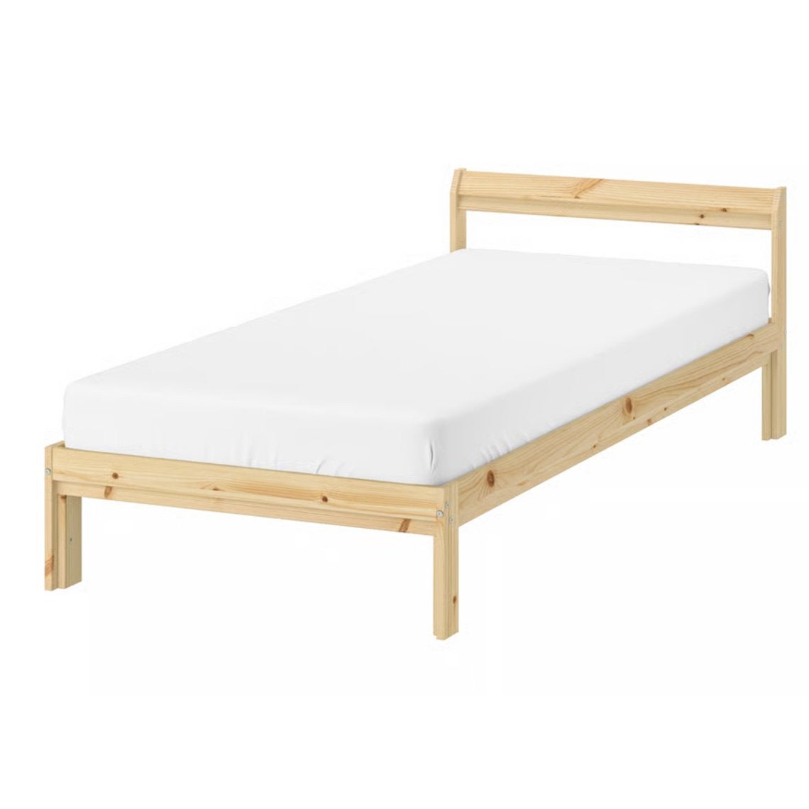 Bedframe te koop, Ophalen, 90 cm, Eenpersoons, Wit