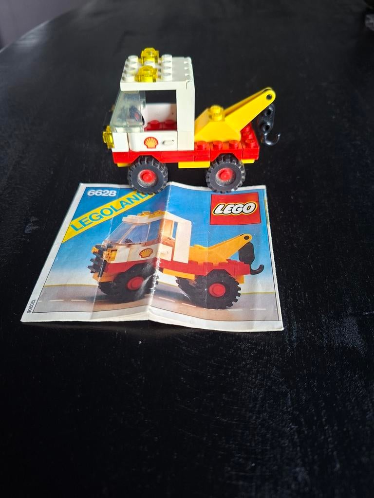 Lego Legoland 6628 Shell Takelwagen met instructieboekje, Ophalen of Verzenden, Gebruikt, Lego