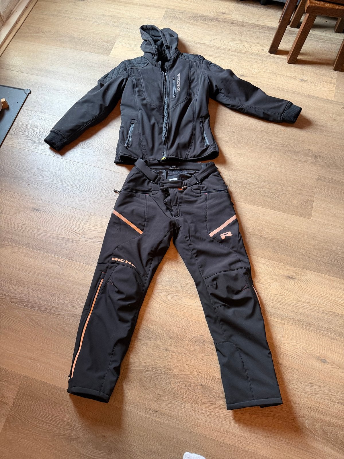 Motorpak Dames Richa Broek & Modeka Jas Maat 40/DK2XL, Ophalen of Verzenden, Tweedehands, Dames, Broek | textiel