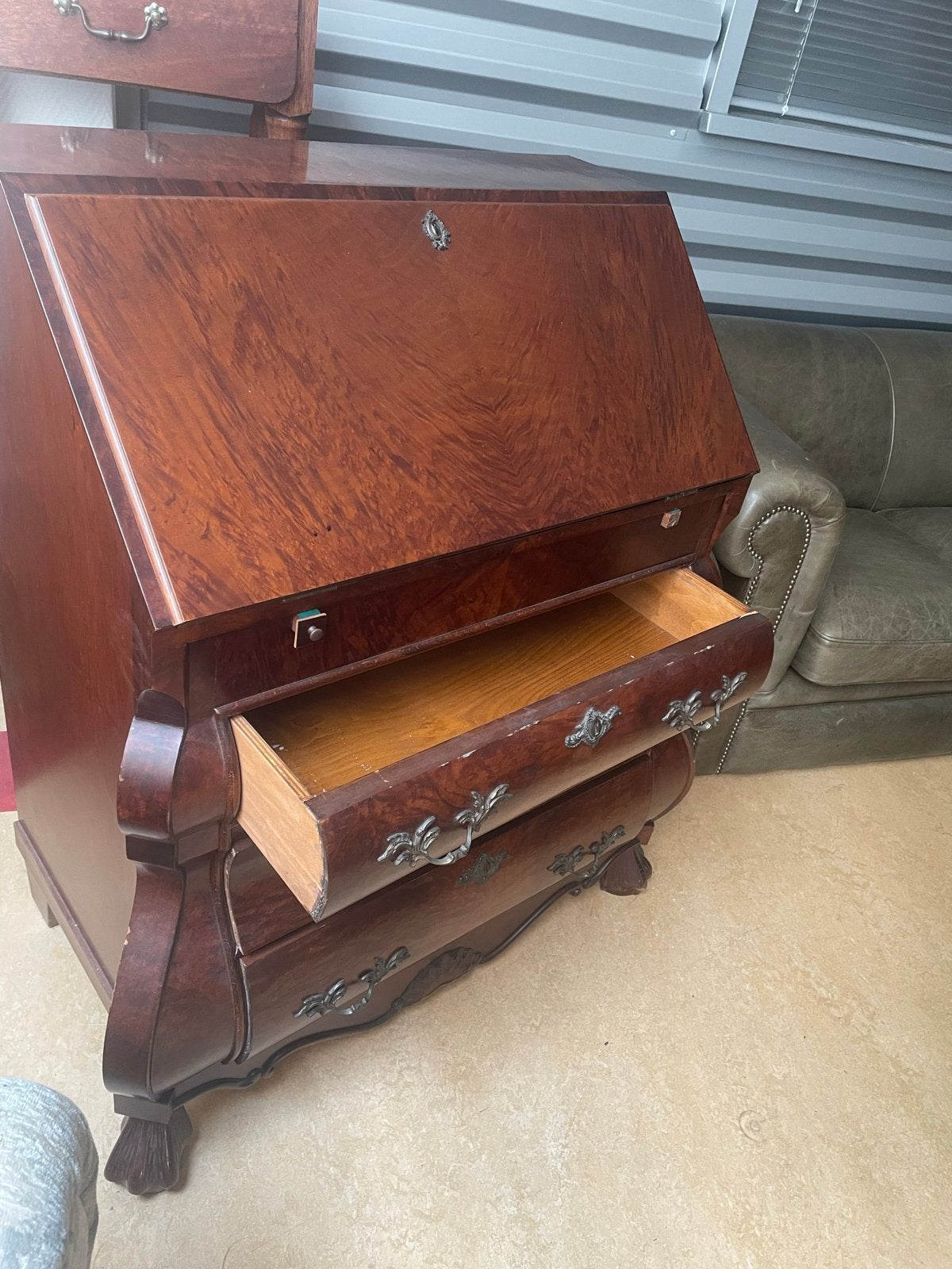 Antiek Biedermeier secretaire met lades, Antiek en Kunst, Antiek | Meubels | Kasten, Ophalen