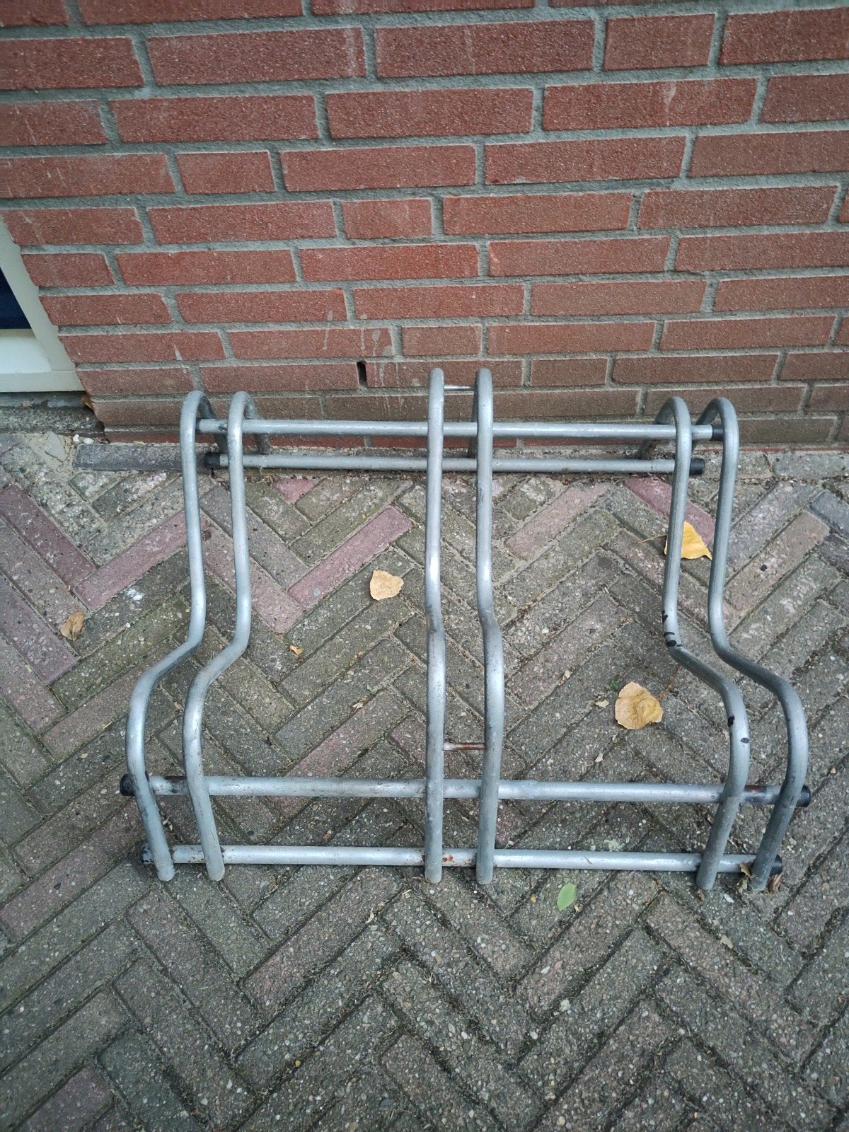 Fietsenrek voor 3 fietsen, Ophalen of Verzenden, Gebruikt