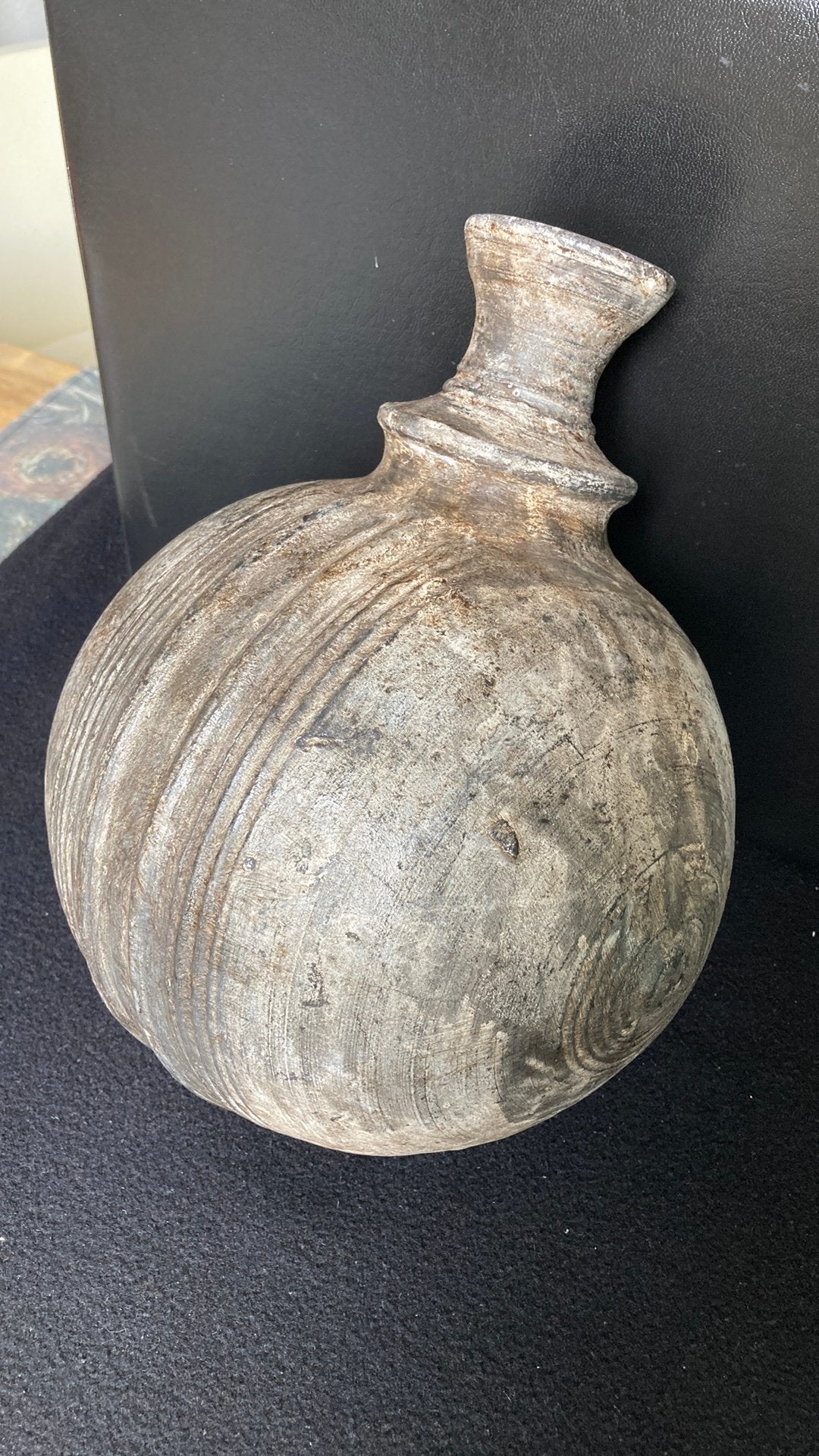 Handgemaakte oude terracotta Sural waterkruik,India.2,25kg., Antiek en Kunst, Ophalen