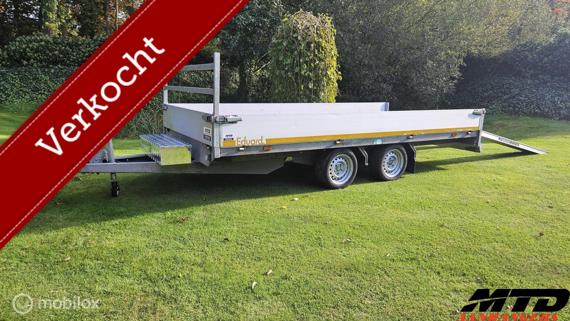 Eduard Plateauwagen multitransporter 400x185, Gebruikt