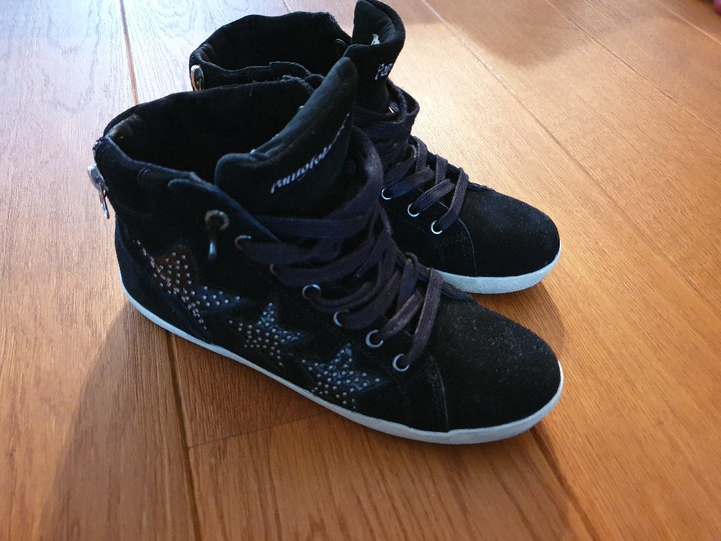 Zwarte hoge sneakers, Pantofola D'Oro, maat 38, Pantofola D'Oro, Zwart, Nieuw, Ophalen of Verzenden