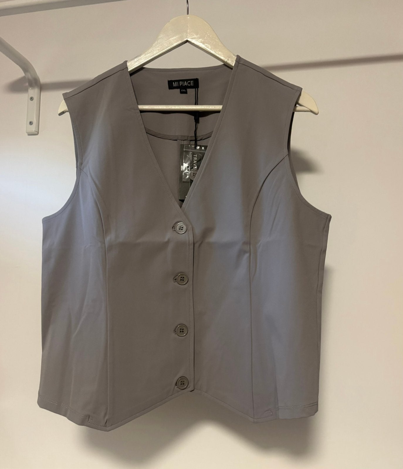 Mi Piace travelstof gilet maat XXL, Kleding | Dames, Maat 46/48 (XL) of groter, Nieuw, Ophalen of Verzenden, Jasje