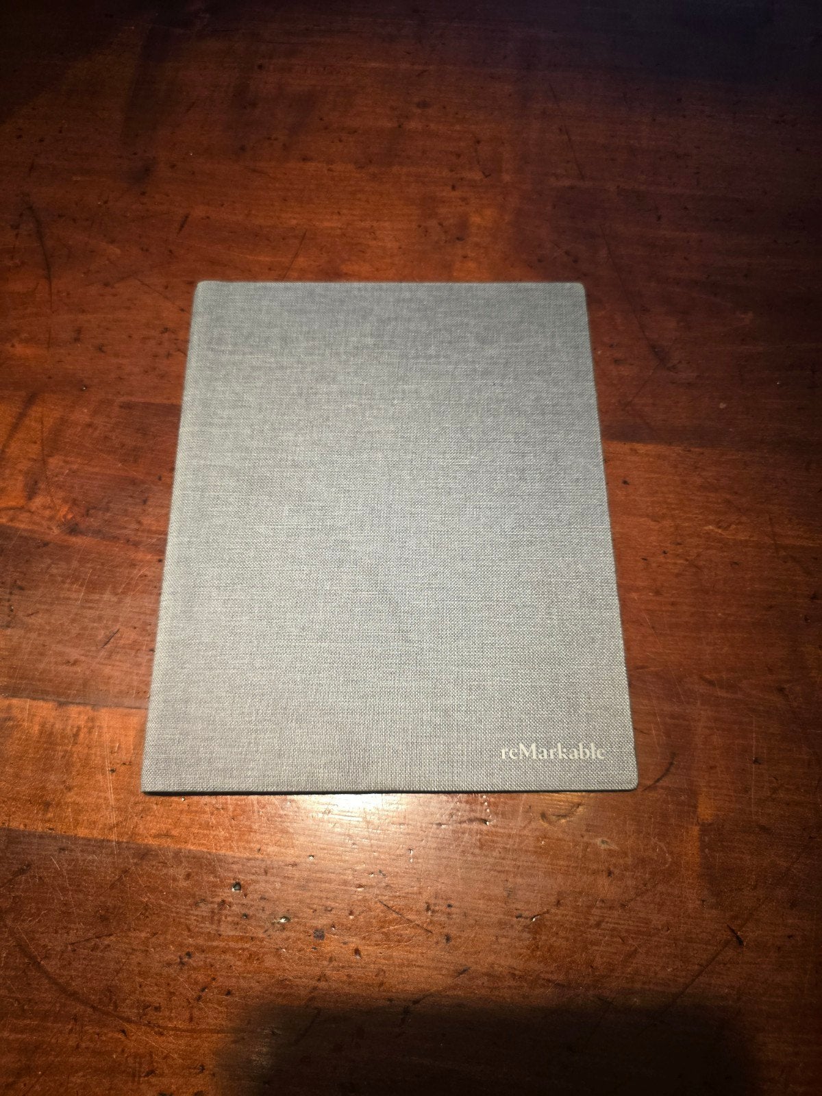 reMarkable Paper Pro Polymer Weave Book Folio grijs, 11 inch, Bescherming voor- en achterkant, Ophalen of Verzenden, Gebruikt