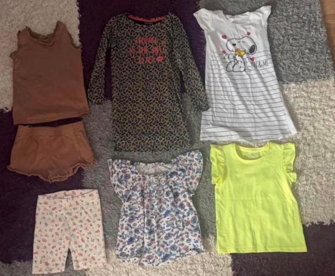Meisjes kleding z.g.a.n maat 110/116, Ophalen of Verzenden, Zo goed als nieuw, Meisje, Jurk of Rok