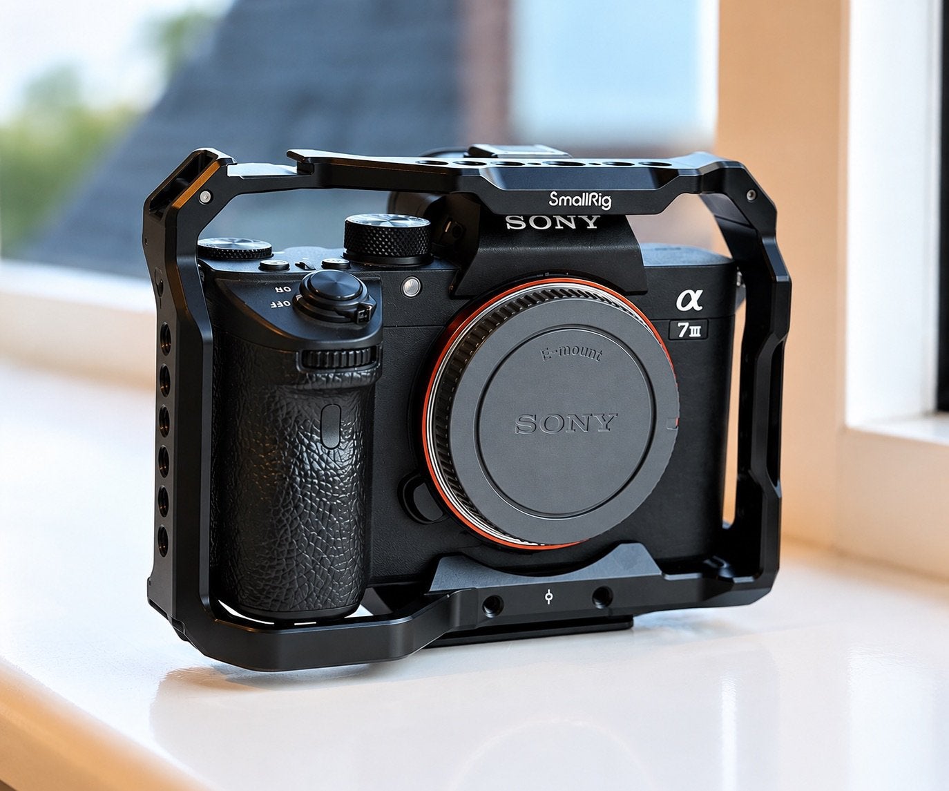 Sony A7III met Smallrig Cage [8367 clicks), Accu, Ophalen of Verzenden, Zo goed als nieuw, Sony