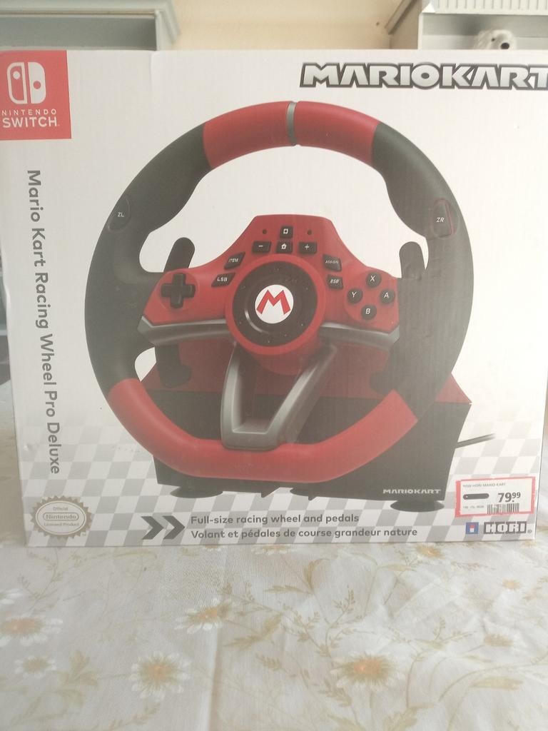 Mario Kart Racing Wheel Pro Deluxe voor Nintendo Switch, Ophalen of Verzenden, Nieuw, Switch, Stuurtje of Sportattribuut