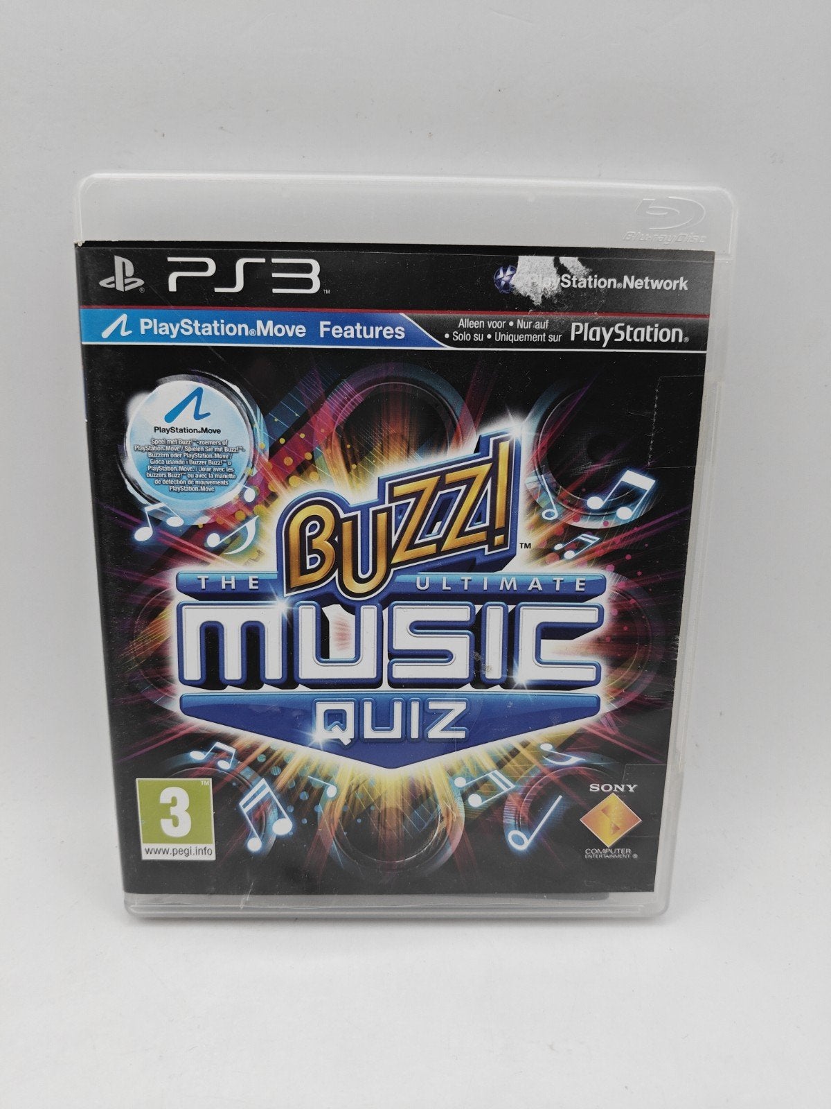 Buzz! The Ultimate Music Quiz PS3, Muziek, Eén computer, Zo goed als nieuw, Info@sony.co.uk