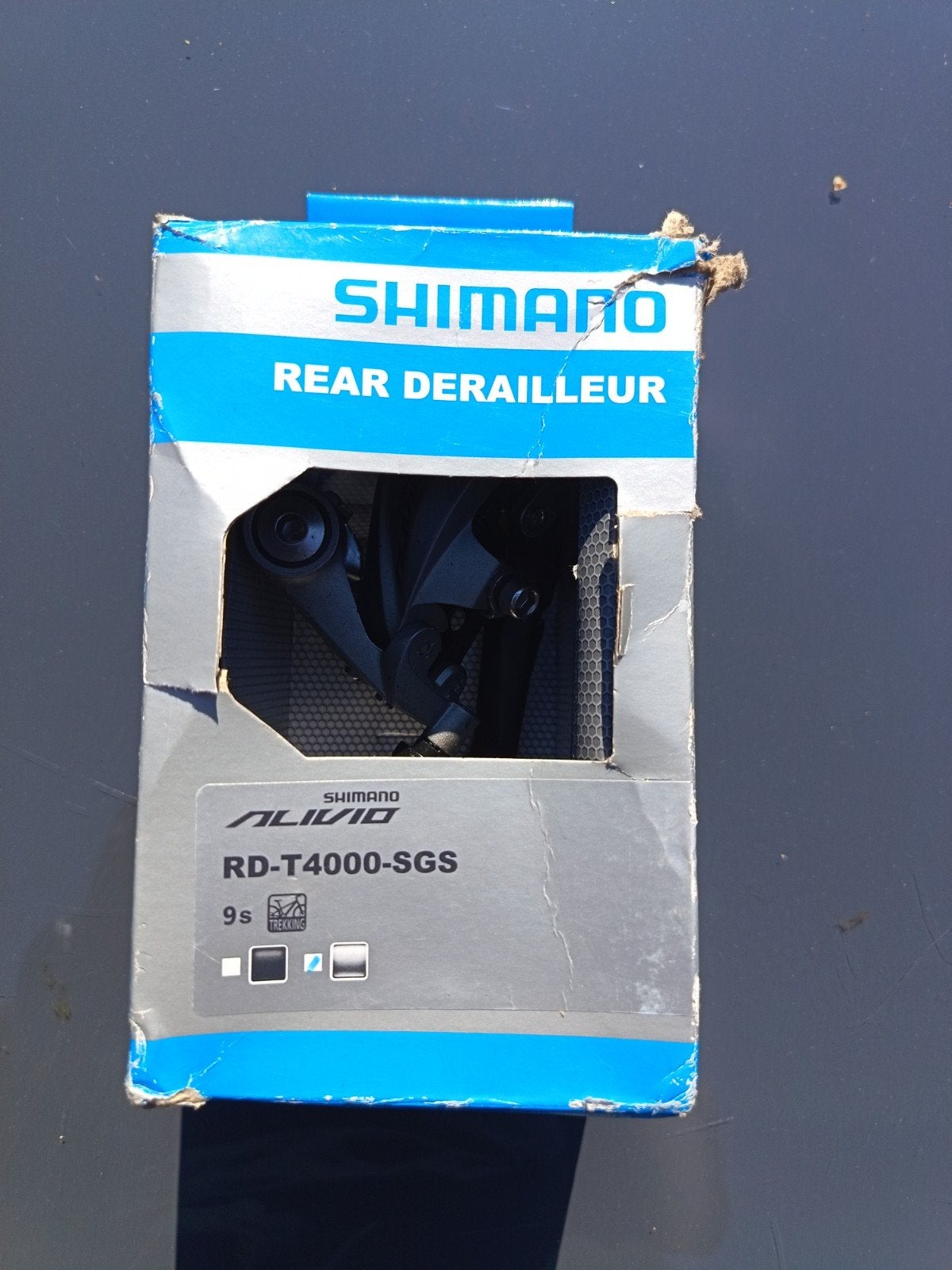 Shimano Alivio RD-T4000-SGS Achterderailleur 9s, Fietsen en Brommers, Fietsonderdelen, Ophalen of Verzenden