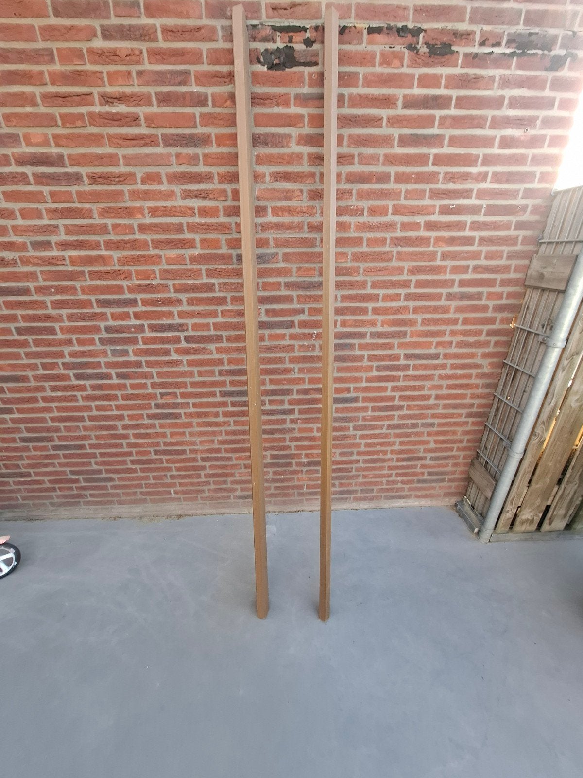 Composiet afwerklijst teak gevelbekleding 260 cm, Ophalen