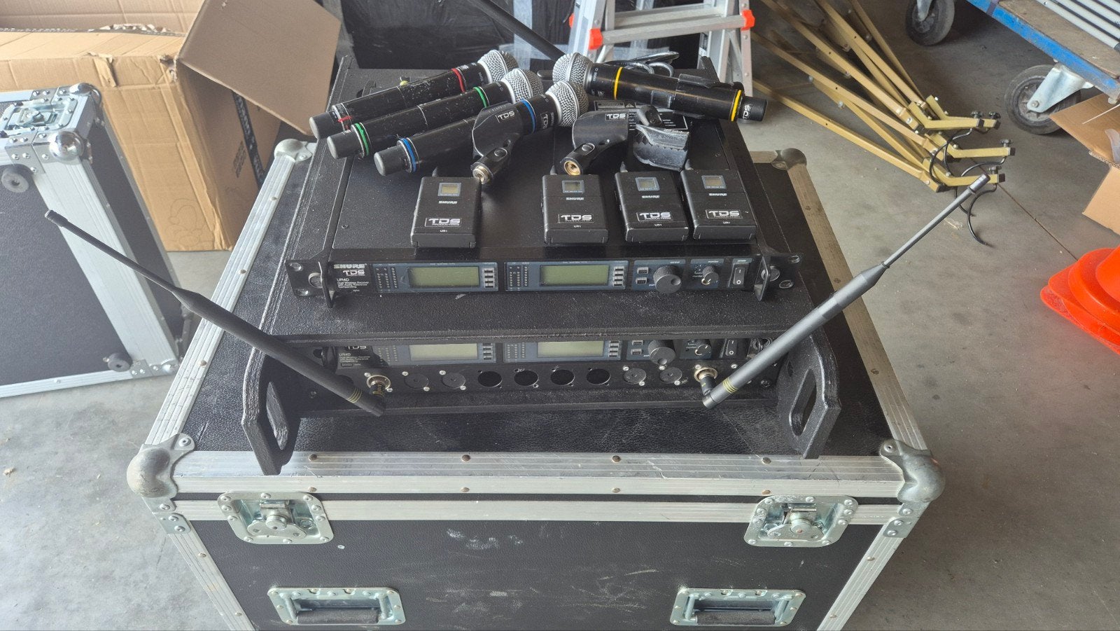 Shure draadloze set, Ophalen, Denon
