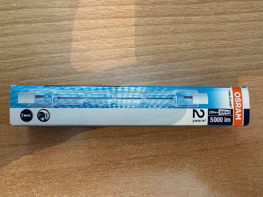 Osram R7S Halogeen staaflamp 118mm kleur 2900k 4 stuks, Osram, Nieuw, Overige fittingen, Ophalen of Verzenden