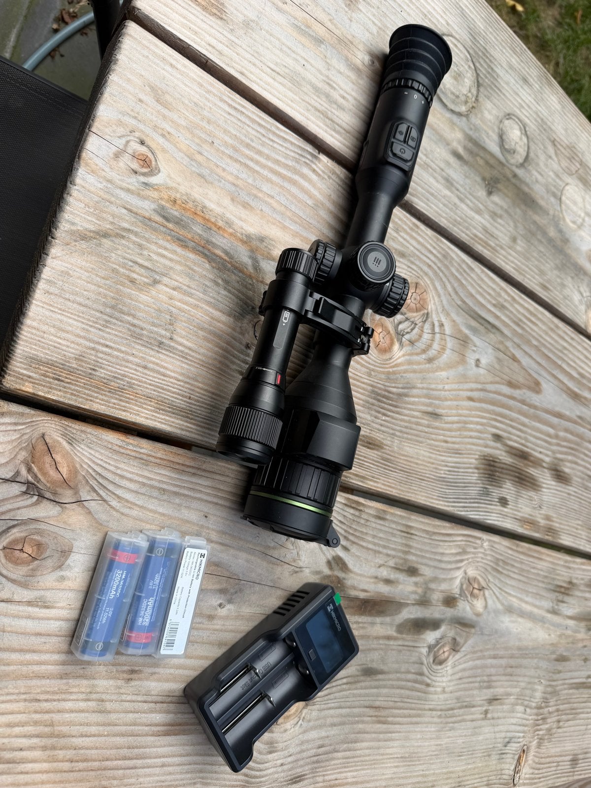 HIKMICRO ALPEX LRF 4K richtkijker met toebehoren, Verzenden, Zo goed als nieuw, 80 tot 200 mm, Onderdelen of Toebehoren
