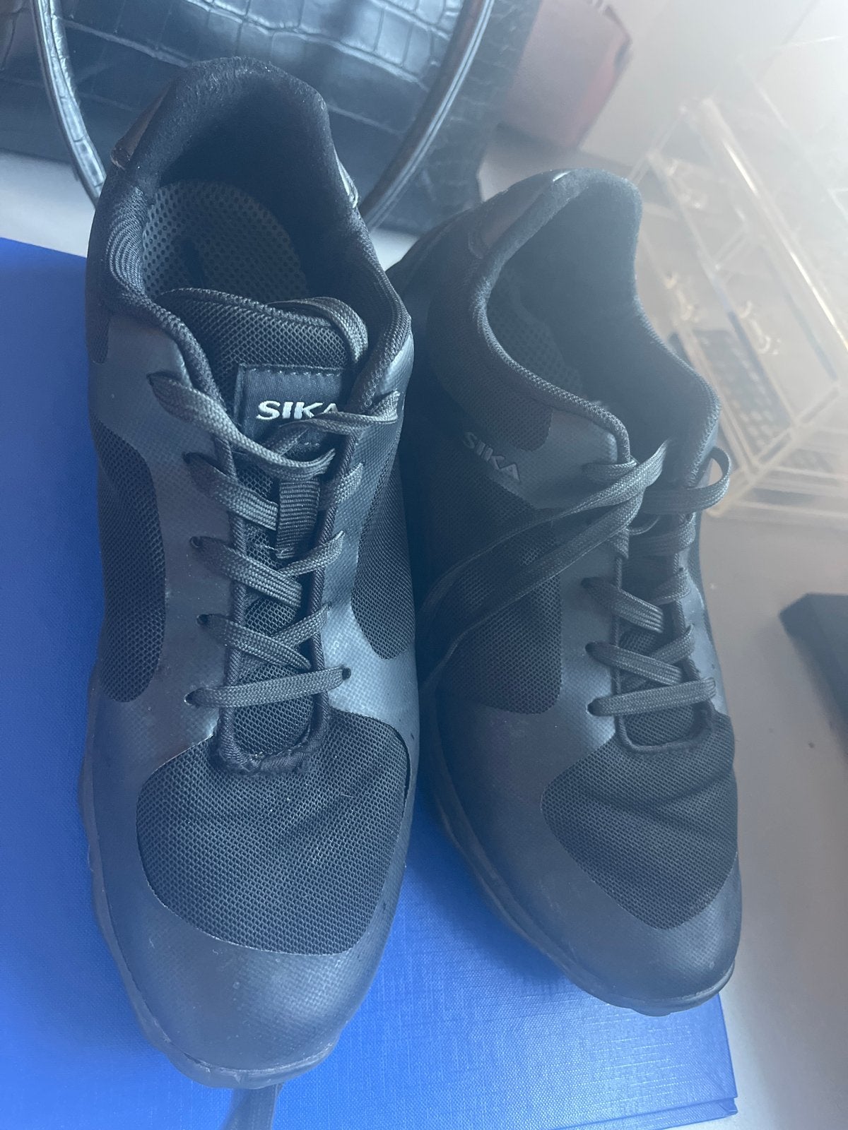 Sika zwarte sneakers, maat 40, Ophalen, Gedragen, Zwart, Sneakers of Gympen