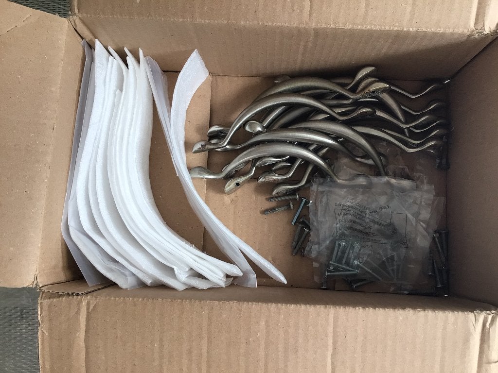 Handgrepen keuken, Ophalen, Gebruikt, Metaal, Zilver