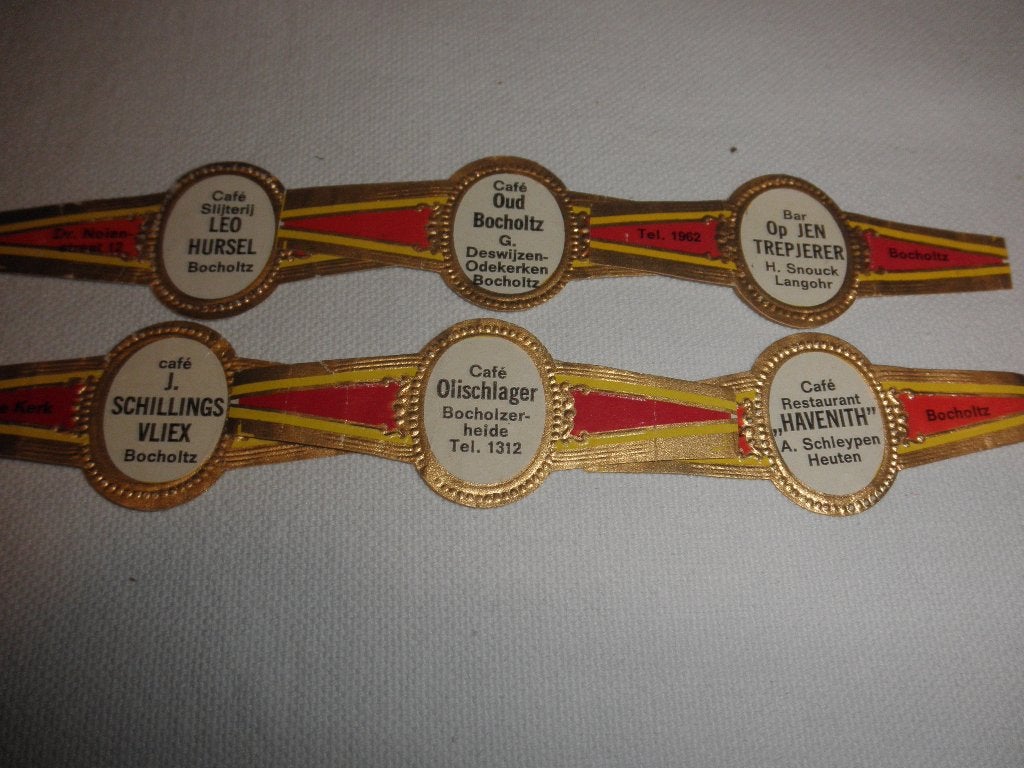 Reclame sigarenbanden, Verzamelen, Ophalen of Verzenden, Zo goed als nieuw, Sigarenbandjes