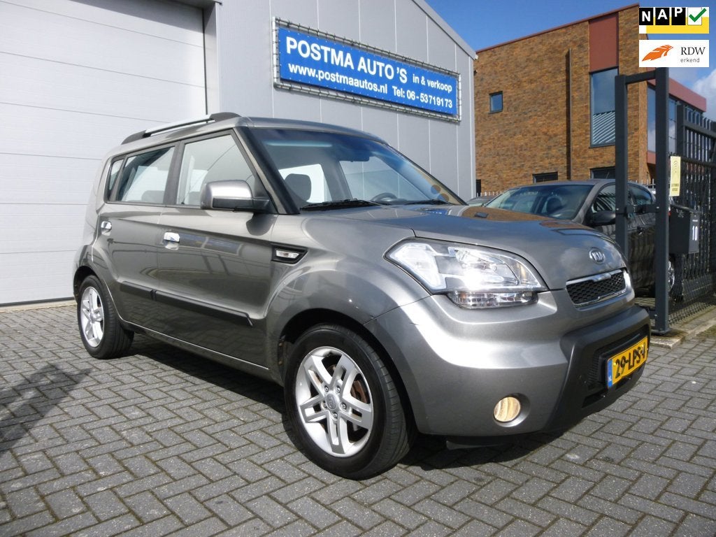 Kia Soul 1.6 X-tra, airco, trekhaak., Auto's, Kia, 4 cilinders, 49 €/maand, Origineel Nederlands, Bedrijf