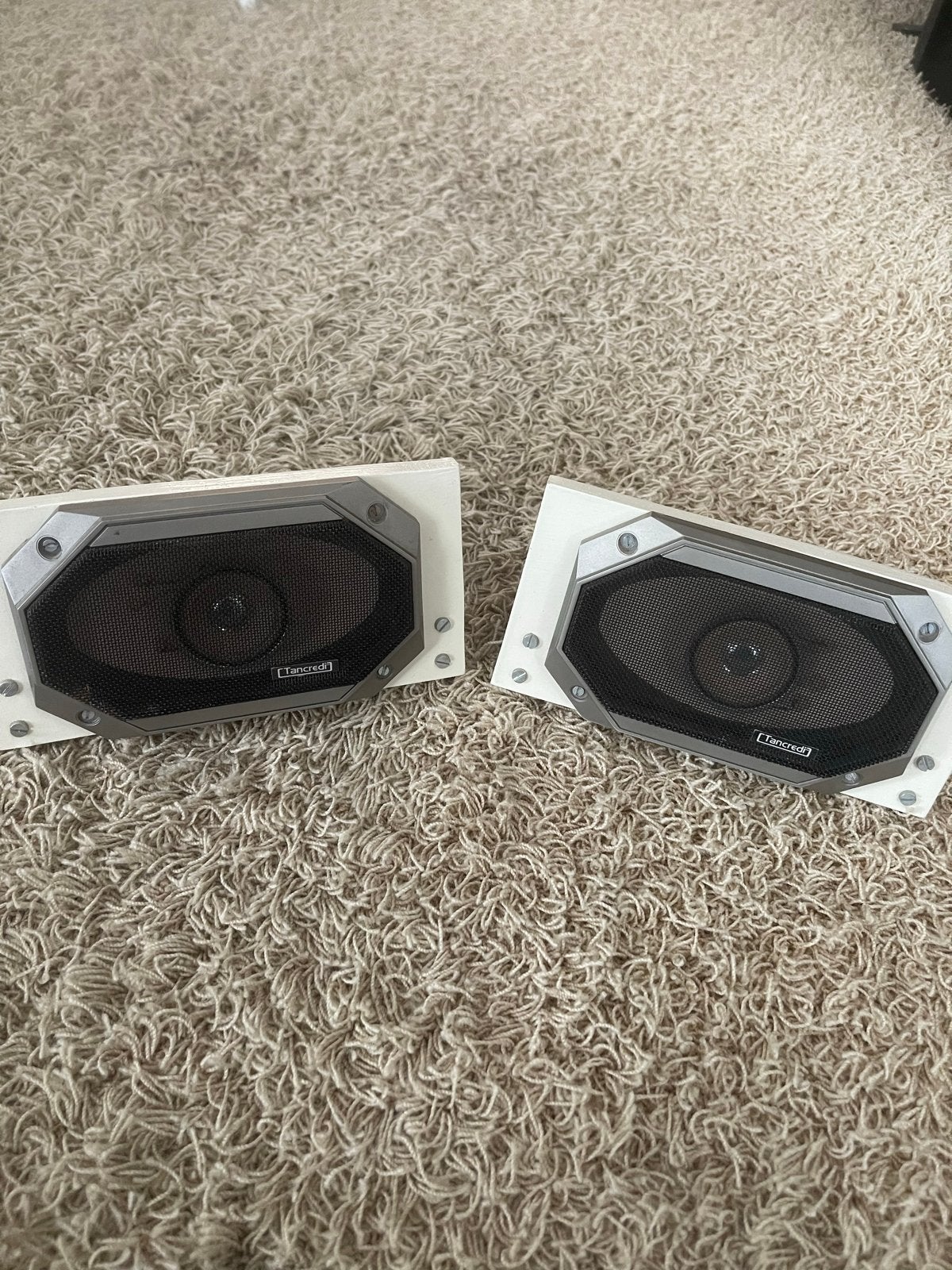 Tancredi Slim Two Way Speakers - Model CS-406C, Ophalen of Verzenden, Gebruikt