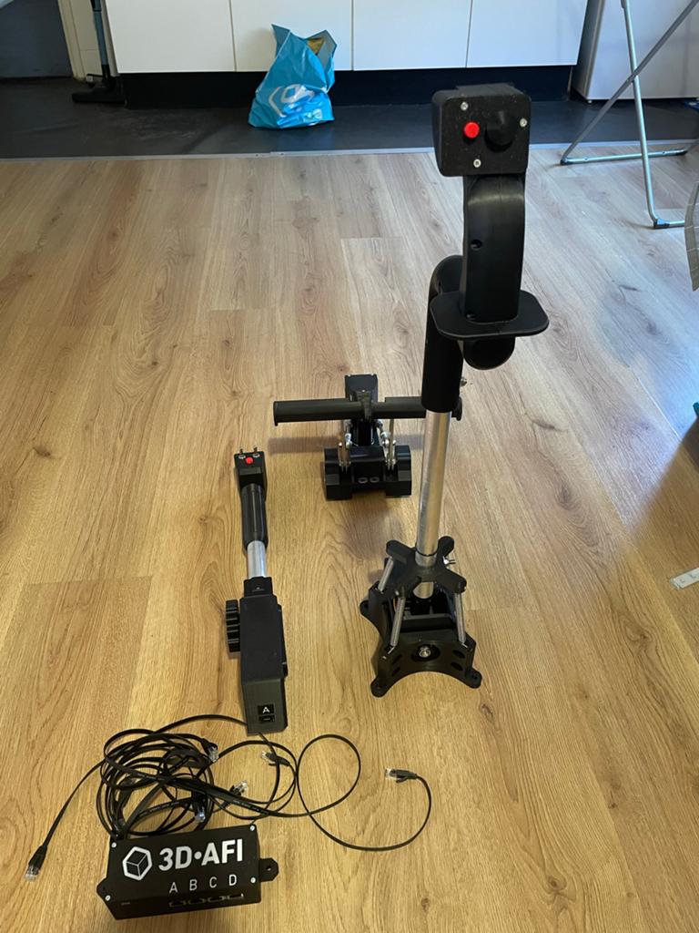 3D-geprinte Flight Sticks voor Helikoptersimulatie, Spelcomputers en Games, Zo goed als nieuw, PC, Overige typen, Overige merken